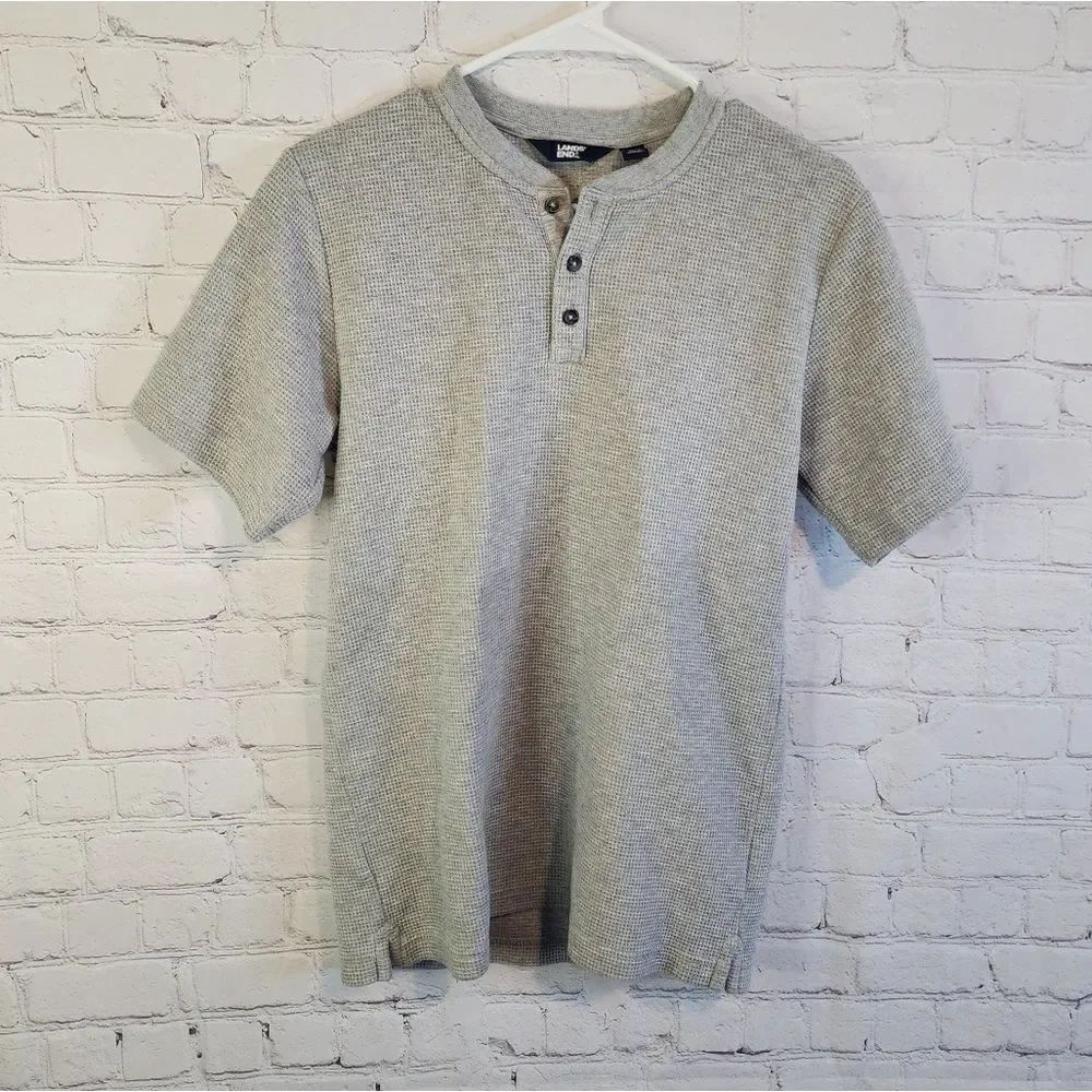 Men's Lands' End button up shirt, size small